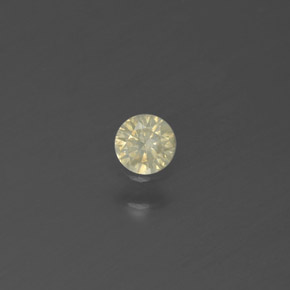 0.09캐럿 천연 샴페인 다이아몬드, 라운드 컷, 2.92 mm, SI