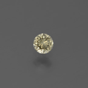 0.16캐럿 천연 샴페인 다이아몬드, 라운드 컷, 3.21 mm, SI