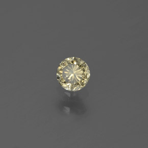 0.16캐럿 천연 샴페인 다이아몬드, 라운드 컷, 3.21 mm, SI