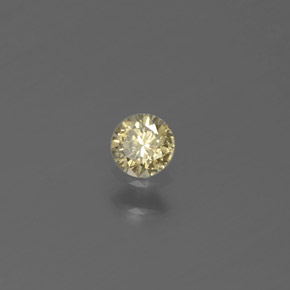 0.12캐럿 천연 샴페인 다이아몬드, 라운드 컷, 3.17 mm, SI