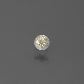 0.08캐럿 천연 샴페인 다이아몬드, 라운드 컷, 2.56 mm, SI