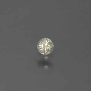 0.08캐럿 천연 샴페인 다이아몬드, 라운드 컷, 2.56 mm, SI