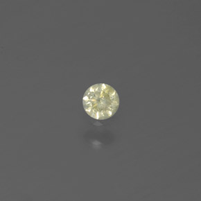 0.07캐럿 천연 샴페인 다이아몬드, 라운드 컷, 2.55 mm, SI