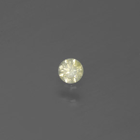 0.07캐럿 천연 샴페인 다이아몬드, 라운드 컷, 2.55 mm, SI