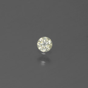 0.06캐럿 천연 샴페인 다이아몬드, 라운드 컷, 2.48 mm, SI