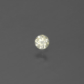 0.06캐럿 천연 샴페인 다이아몬드, 라운드 컷, 2.48 mm, SI