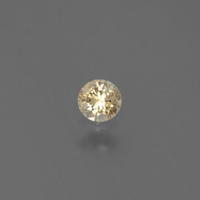 0.12캐럿 천연 샴페인 다이아몬드, 라운드 컷, 3.10 mm, SI