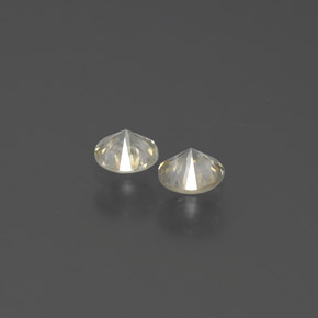 캐럿 천연 샴페인 다이아몬드 보석, 라운드 컷, 3.29 mm, SI