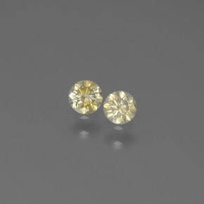 캐럿 천연 샴페인 다이아몬드 보석, 라운드 컷, 2.98 mm, SI