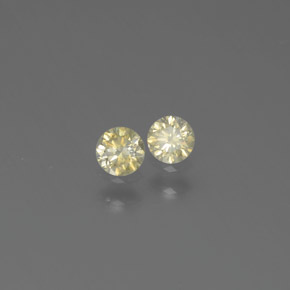 캐럿 천연 샴페인 다이아몬드 보석, 라운드 컷, 2.98 mm, SI