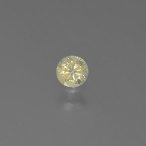 0.14캐럿 천연 샴페인 다이아몬드, 라운드 컷, 3.28 mm, SI