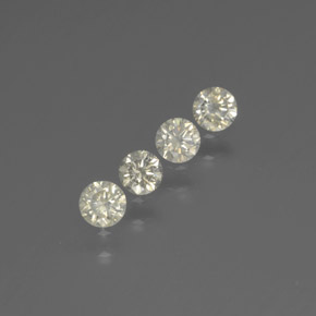 캐럿 천연 샴페인 다이아몬드 보석, 라운드 컷, SI