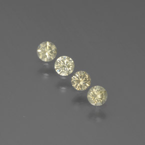 캐럿 천연 샴페인 다이아몬드 보석, 라운드 컷, 2.60 mm, SI