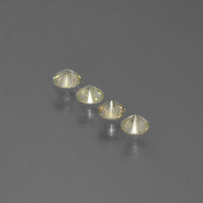 캐럿 천연 샴페인 다이아몬드 보석, 라운드 컷, 2.60 mm, SI
