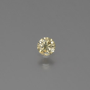 0.09캐럿 천연 샴페인 다이아몬드, 라운드 컷, 2.98 mm, SI