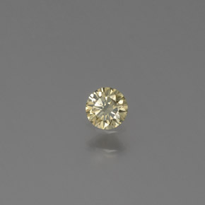 0.09캐럿 천연 샴페인 다이아몬드, 라운드 컷, 2.98 mm, SI
