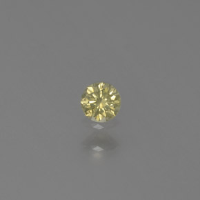 0.06캐럿 천연 샴페인 다이아몬드, 라운드 컷, 2.54 mm, SI