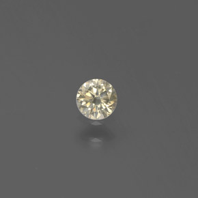 0.13캐럿 천연 샴페인 다이아몬드, 라운드 컷, 3.29 mm, SI