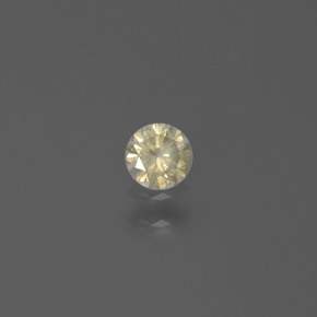0.15캐럿 천연 샴페인 다이아몬드, 라운드 컷, 3.42 mm, SI