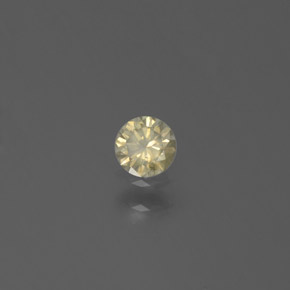 0.15캐럿 천연 샴페인 다이아몬드, 라운드 컷, 3.42 mm, SI