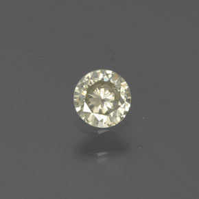 0.15캐럿 천연 샴페인 다이아몬드, 라운드 컷, 3.53 mm, SI