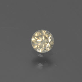 0.16캐럿 천연 샴페인 다이아몬드, 라운드 컷, 3.35 mm, SI