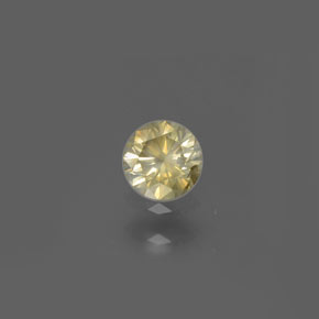 0.17캐럿 천연 샴페인 다이아몬드, 라운드 컷, 3.56 mm, SI