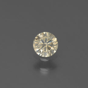 0.15캐럿 천연 샴페인 다이아몬드, 라운드 컷, 3.35 mm, SI