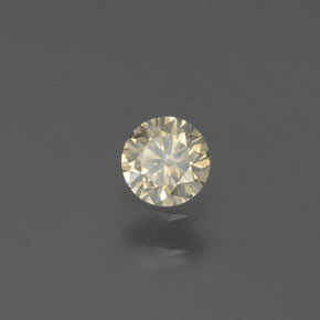 0.15캐럿 천연 샴페인 다이아몬드, 라운드 컷, 3.35 mm, SI