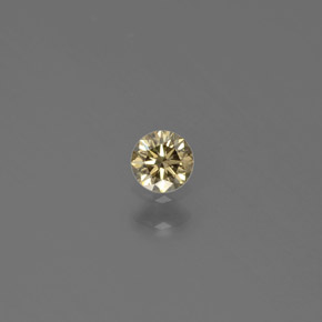 0.12캐럿 천연 샴페인 다이아몬드, 라운드 컷, 3.06 mm, SI