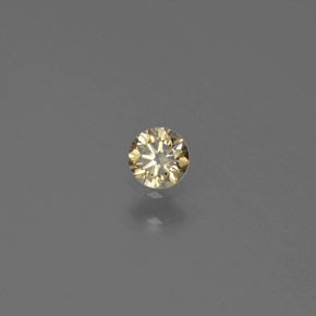 0.12캐럿 천연 샴페인 다이아몬드, 라운드 컷, 3.06 mm, SI
