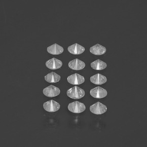 캐럿 천연 화이트 다이아몬드 보석, 라운드 컷, 2.46 mm, SI