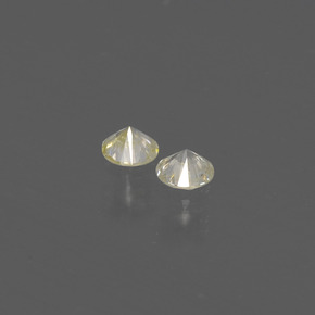 캐럿 천연 샴페인 다이아몬드 보석, 라운드 컷, 2.68 mm, SI