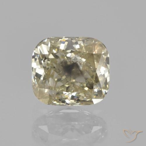 1.15ct 자연스러운 코냑 다이아몬드, 방석, VS-SI