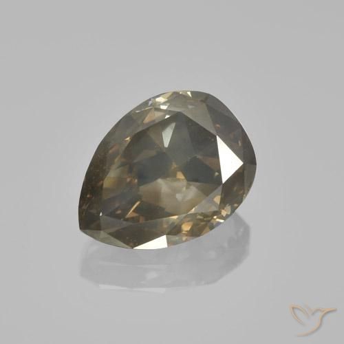 1.81ct 자연스러운 딥 코냑 다이아몬드, 배 모양, VS