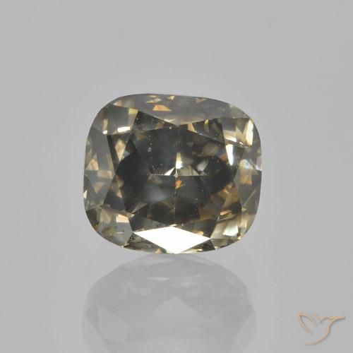 1.64ct 자연스러운 딥 코냑 다이아몬드, 방석, VS-SI