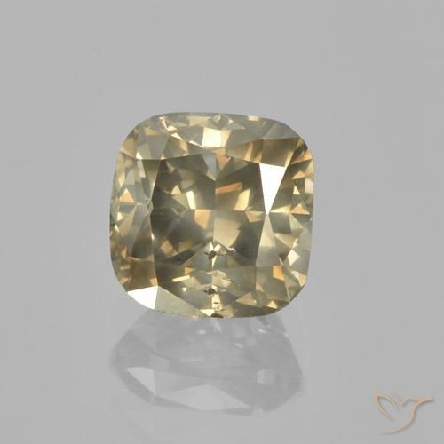 1.48ct 자연스러운 코냑 다이아몬드, 방석, VS-SI