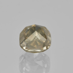 1.01캐럿 천연 코냑 다이아몬드, 쿠션 컷, 5.1×4.7 mm, VS-SI