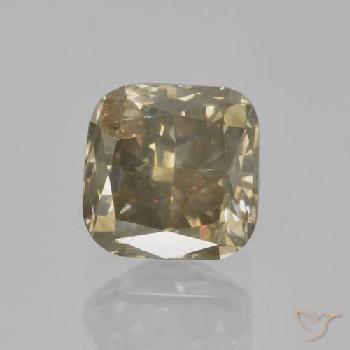 2.02ct 자연스러운 코냑 다이아몬드, 방석, VS