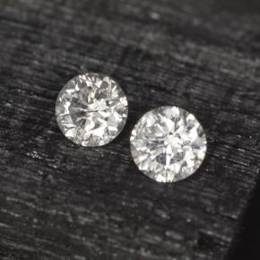 캐럿 천연 화이트 다이아몬드 보석, 라운드 컷, 1.82 mm, VS