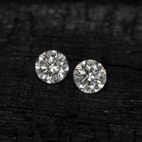 캐럿 천연 화이트 다이아몬드 보석, 라운드 컷, 1.89 mm, VS