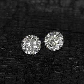 캐럿 천연 화이트 다이아몬드 보석, 라운드 컷, 1.89 mm, VS