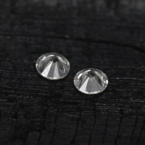 캐럿 천연 화이트 다이아몬드 보석, 라운드 컷, 1.89 mm, VS