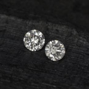 0.05캐럿 천연 화이트 다이아몬드 보석, 라운드 컷, 1.93 mm, VS