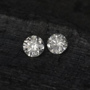 0.05캐럿 천연 화이트 다이아몬드 보석, 라운드 컷, 1.93 mm, VS