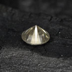 0.20캐럿 천연 라이트 샴페인 다이아몬드, 라운드 컷, 3.70 mm, VS-SI