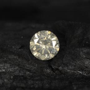 0.13캐럿 천연 무색 다이아몬드, 라운드 컷, 3.11 mm, VS-SI