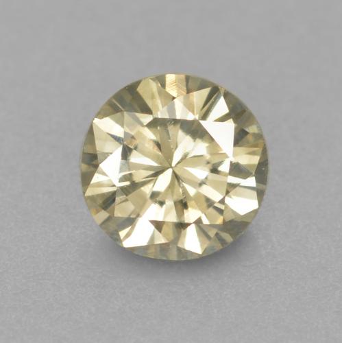 0.19캐럿 천연 샴페인 다이아몬드, 라운드 컷, 3.66 mm, VS-SI
