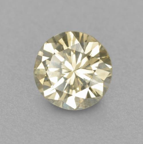 0.19캐럿 천연 샴페인 다이아몬드, 라운드 컷, 3.66 mm, VS-SI