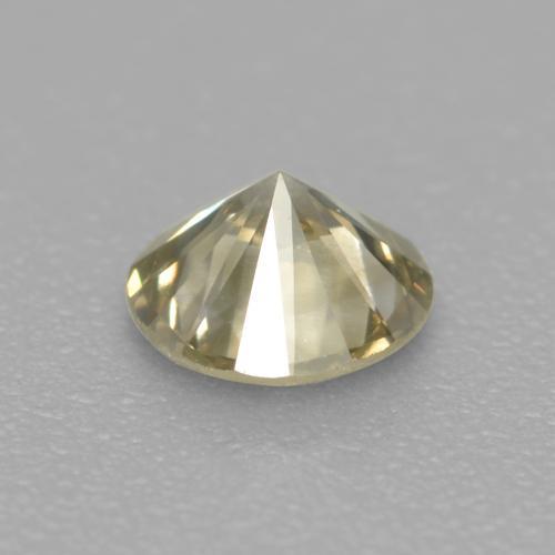 0.19캐럿 천연 샴페인 다이아몬드, 라운드 컷, 3.66 mm, VS-SI